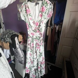 Floral Wrap Dress